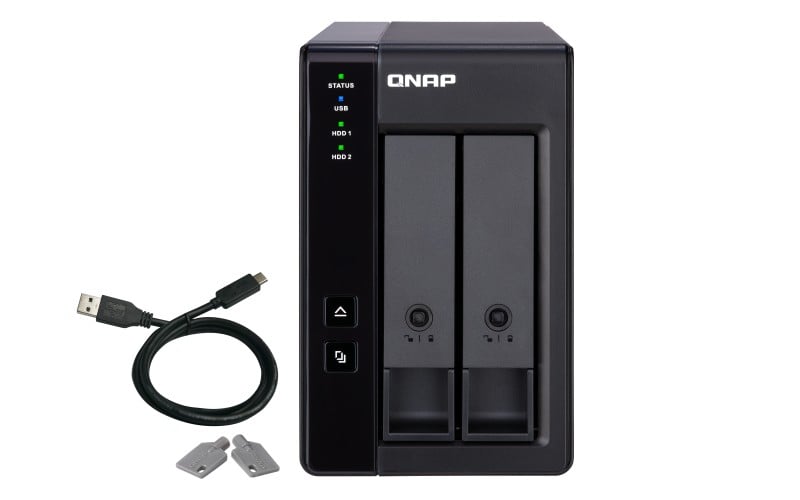 2bay 3.5" SATA HDD USBC Raid Expansion