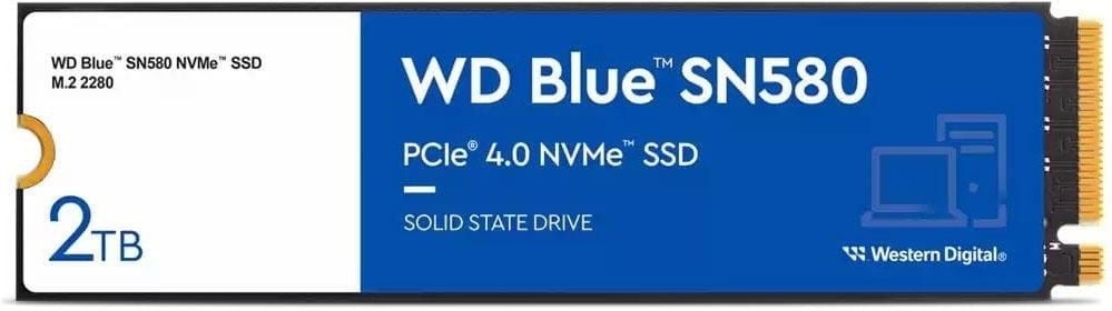 WD SSD Blue SN580 2TB PCIe Gen4 NVMe