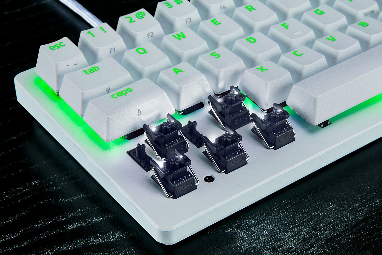 Razer Huntsman V3 Pro clavier Gaming USB QWERTY Blanc