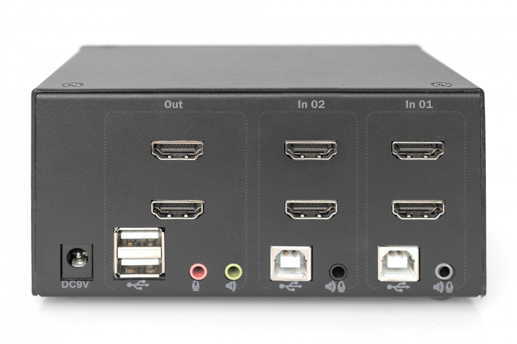Digitus DS-12860 commutateur écran, clavier et souris Noir