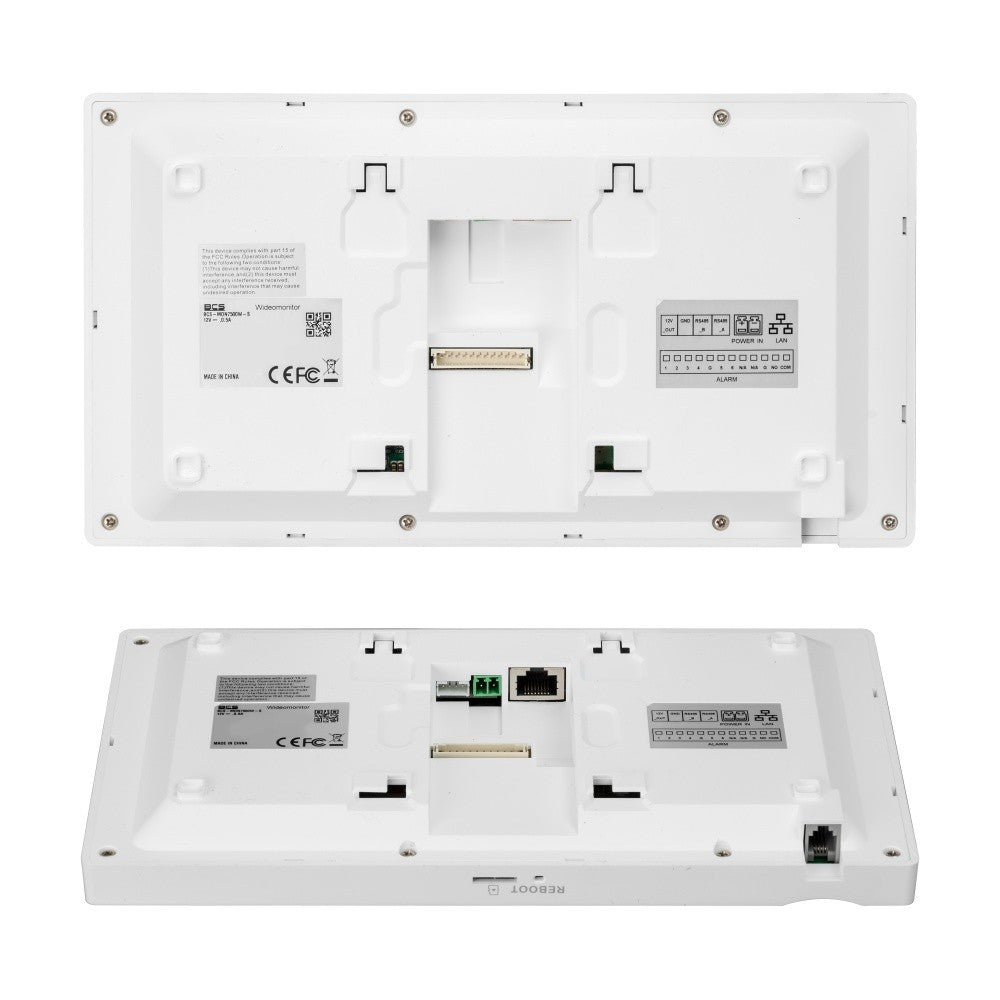 BCS BCS-MON7500W-S Moniteur Vidéo avec Fonction Intercom et Vision en Direct