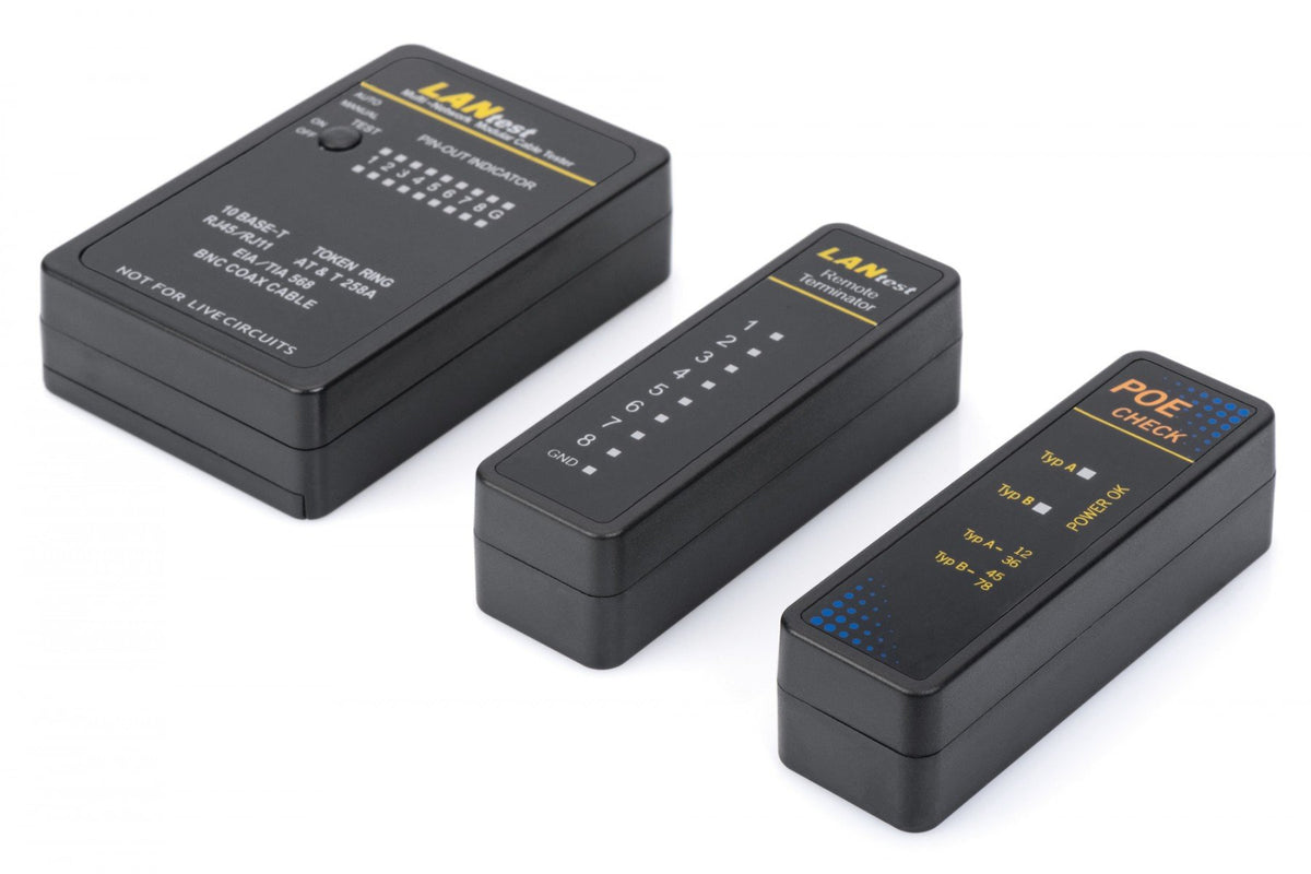 Digitus DN-14001-1 testeur de câble réseau Noir