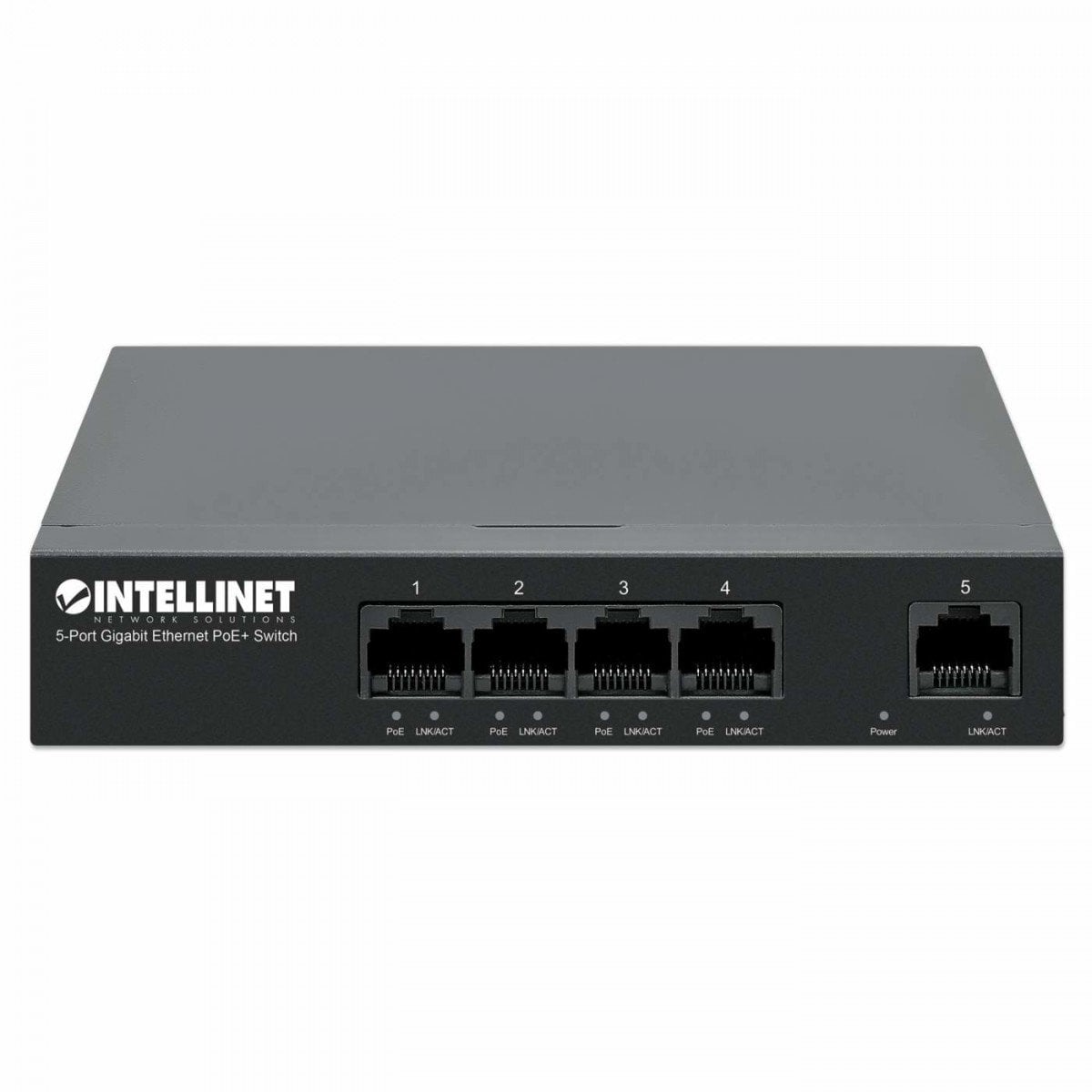 Intellinet 561792 commutateur réseau Gigabit Ethernet (10/100/1000) Connexion Ethernet, supportant l'alimentation via ce port (PoE) Noir