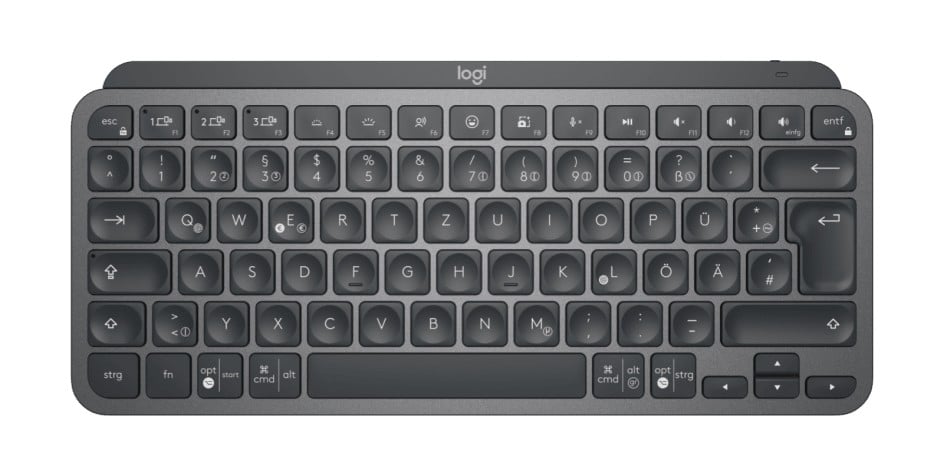 Logitech 920-011054 clavier Souris incluse Bureau Bluetooth QWERTZ Allemand Graphite