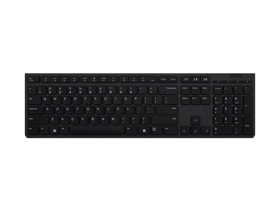 Lenovo 4Y41K04067 clavier RF sans fil + Bluetooth Tcheque, Slovaque Gris