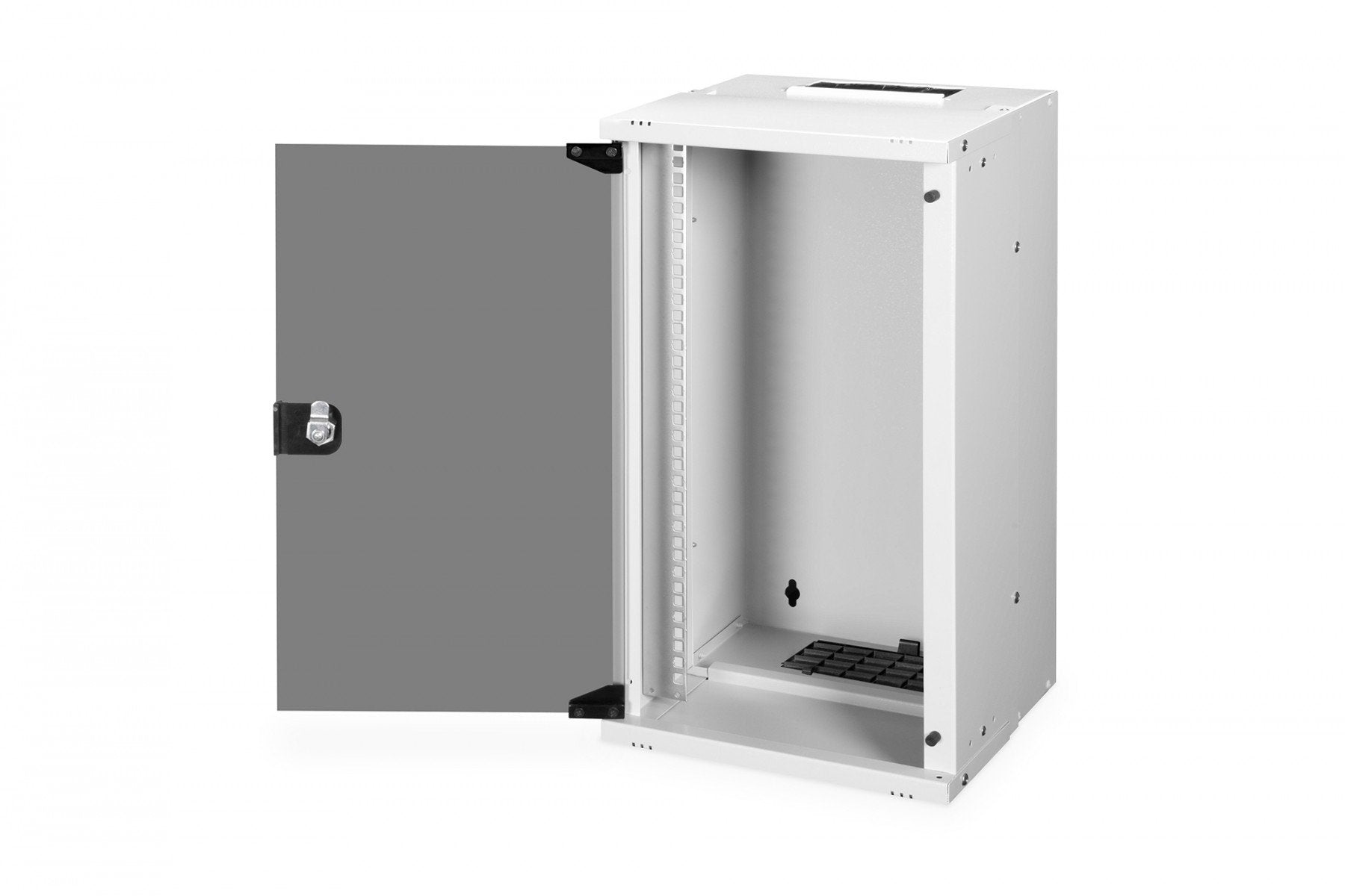 "Armoire réseau murale 10"" 12U, SOHO PRO 595 x 315 x 300 mm, porte en verre, gris, non assemblée, 30 kg"