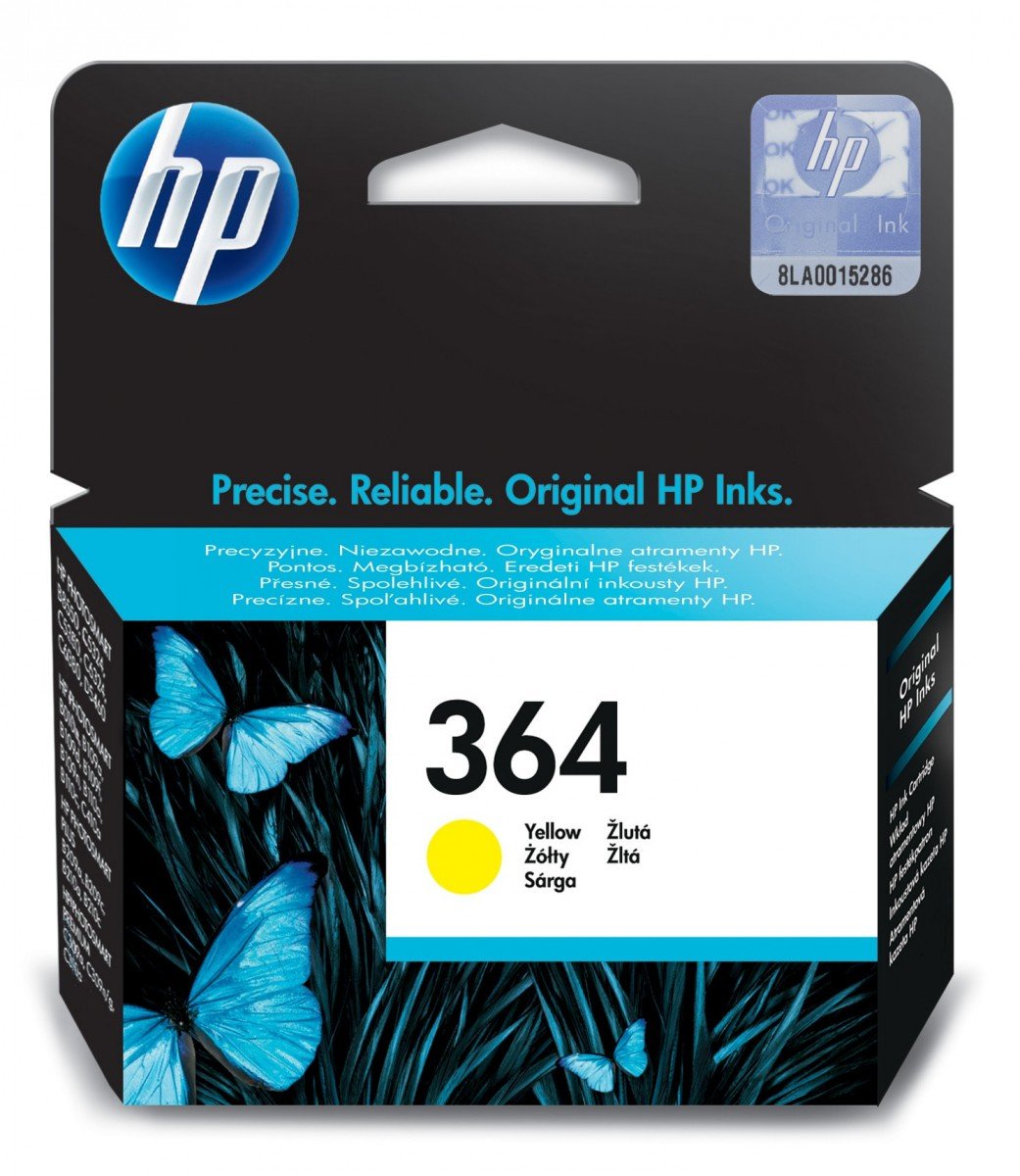 HP 364 Yellow Ink Cart/Vivera Ink