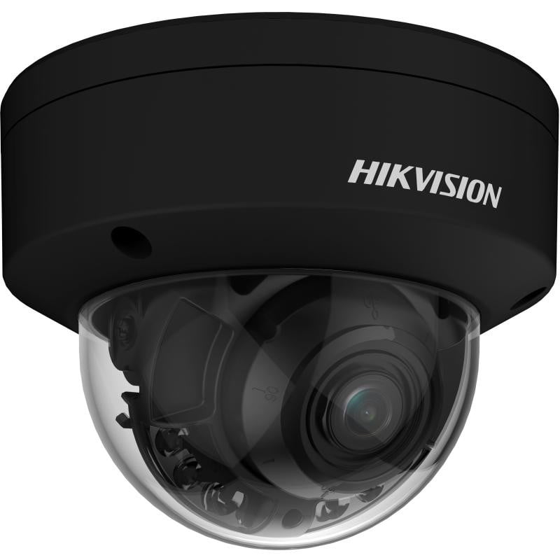 Hikvision DS-2CD2747G2HT-LIZS(2.8-12)/eF/BLK 4 MP Smart Hybrid Light with ColorVu Motorized Varifocal Dome Network Camera