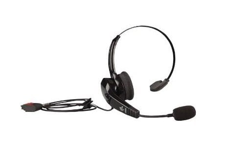 Zebra HS2100 Casque Avec fil Arceau Bureau/Centre d'appels Noir