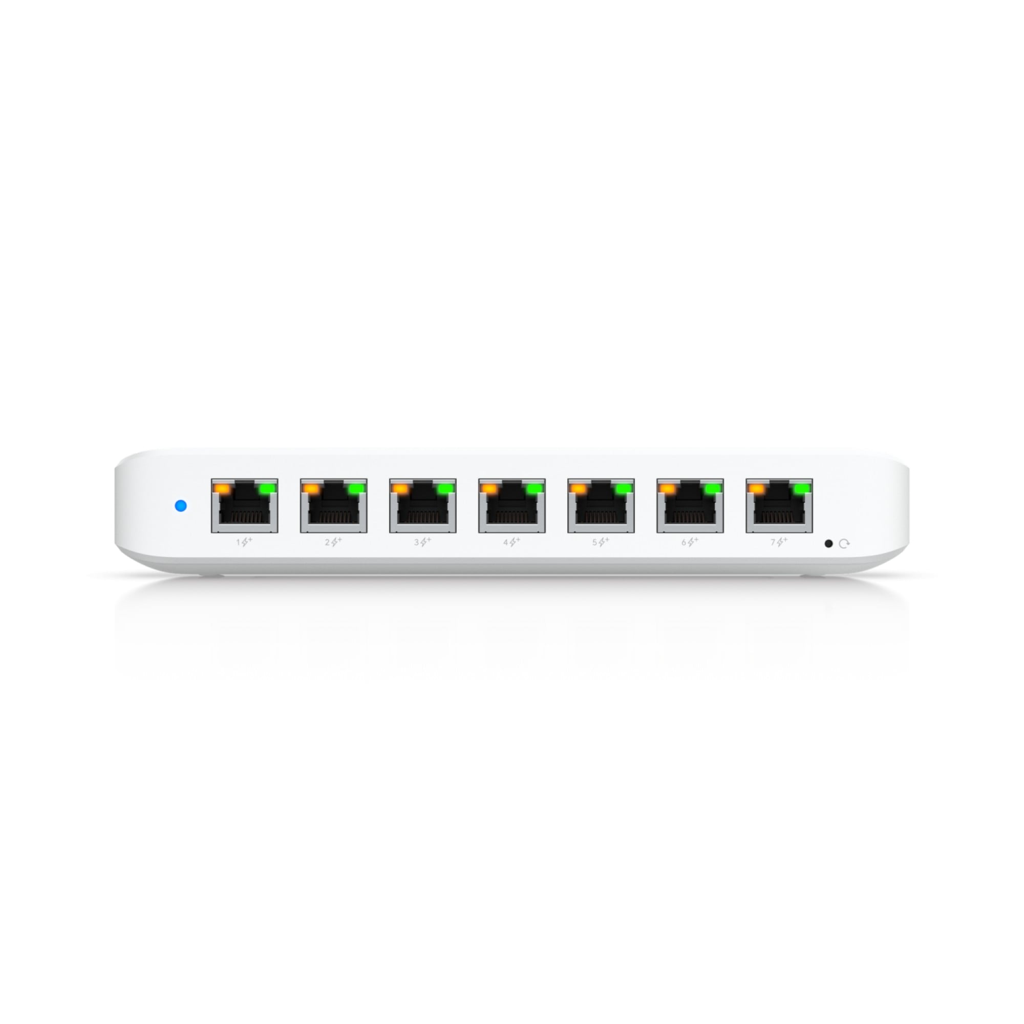 UniFi 8 port GbE PoE+Switch powered by