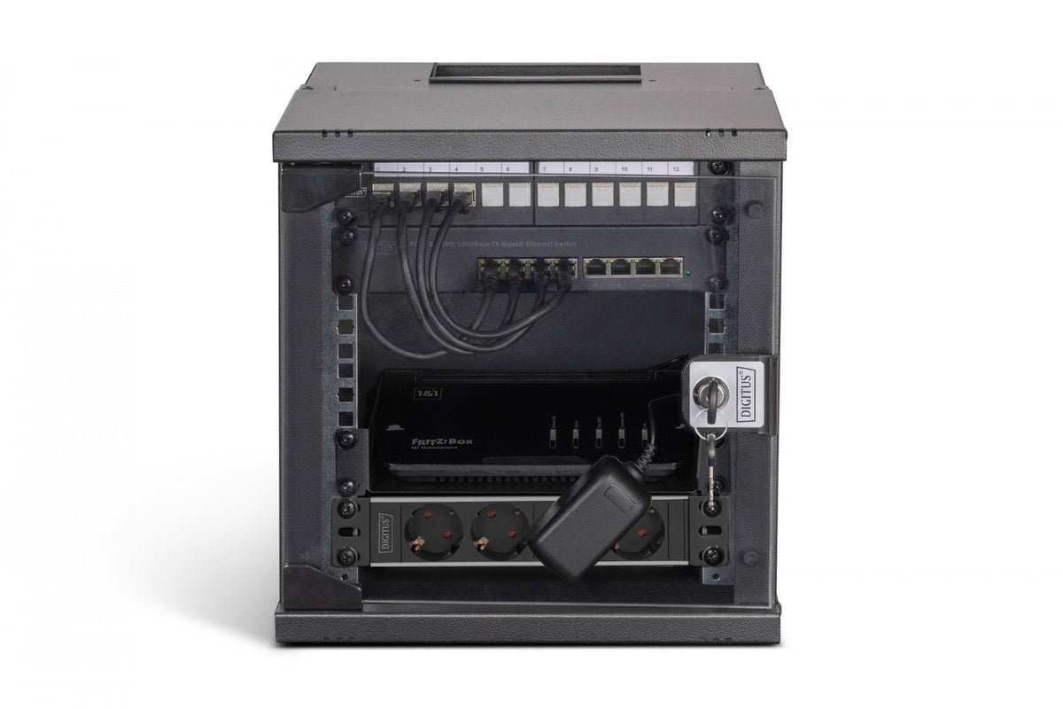 "Digitus DN-49101-SET Ensemble réseau SOHO Pro, 254 mm (10"") - 6U, 315 x 300 mm (l x p)"