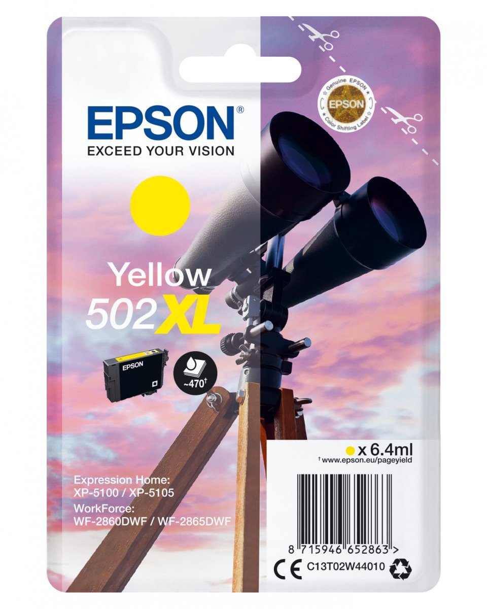 EPSON 1LB Singlepack Yellow 502XL Ink
