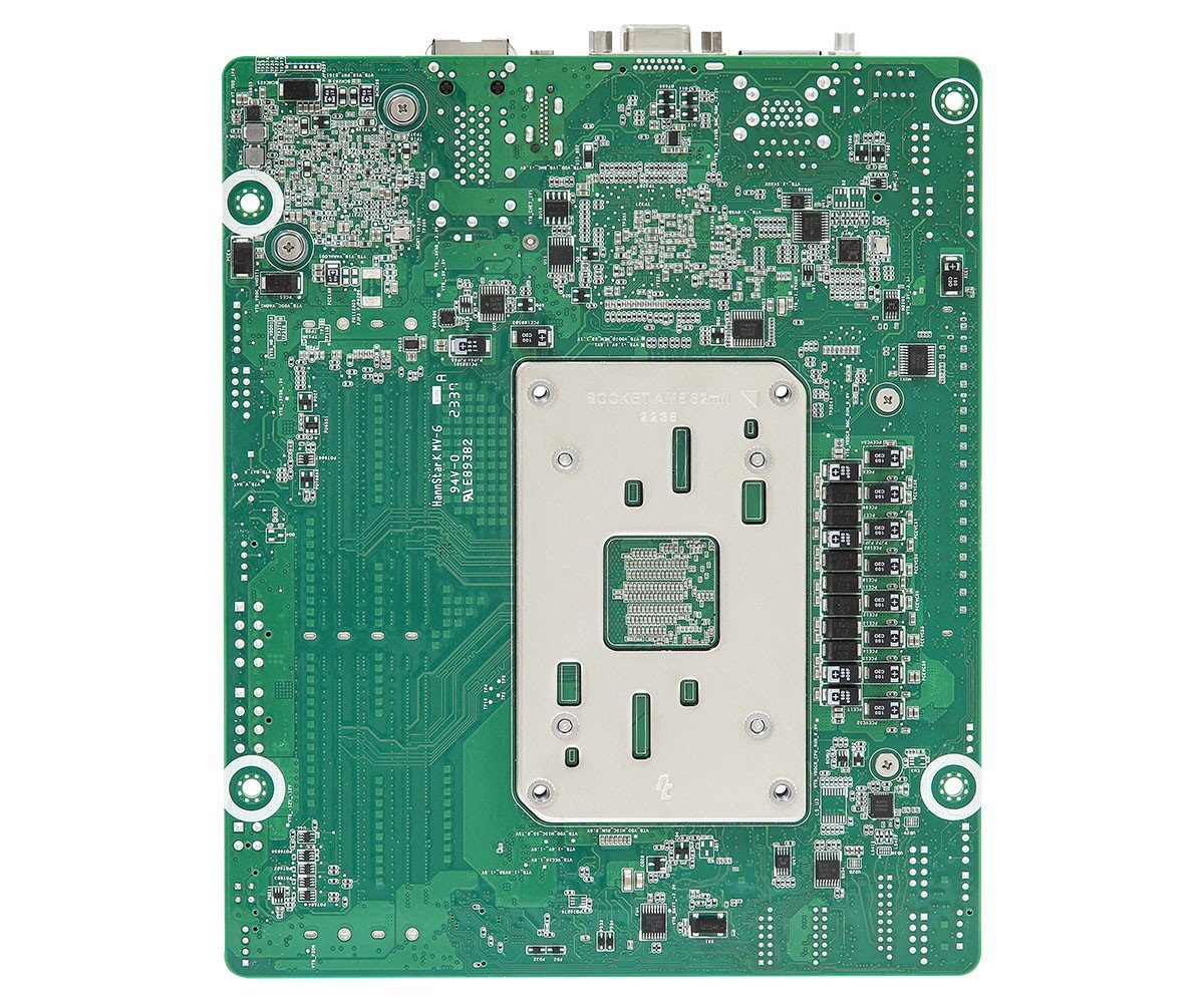 ASRock AM5D4ID-2T/BCM, 1xSKT AM5, AMD Ryzen 7000, X300, 4xDIMM, 1xM.2, 2x10GbE, IPMI