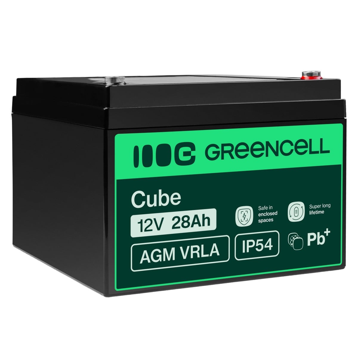 Green Cell AGM Battery 12V 28Ah