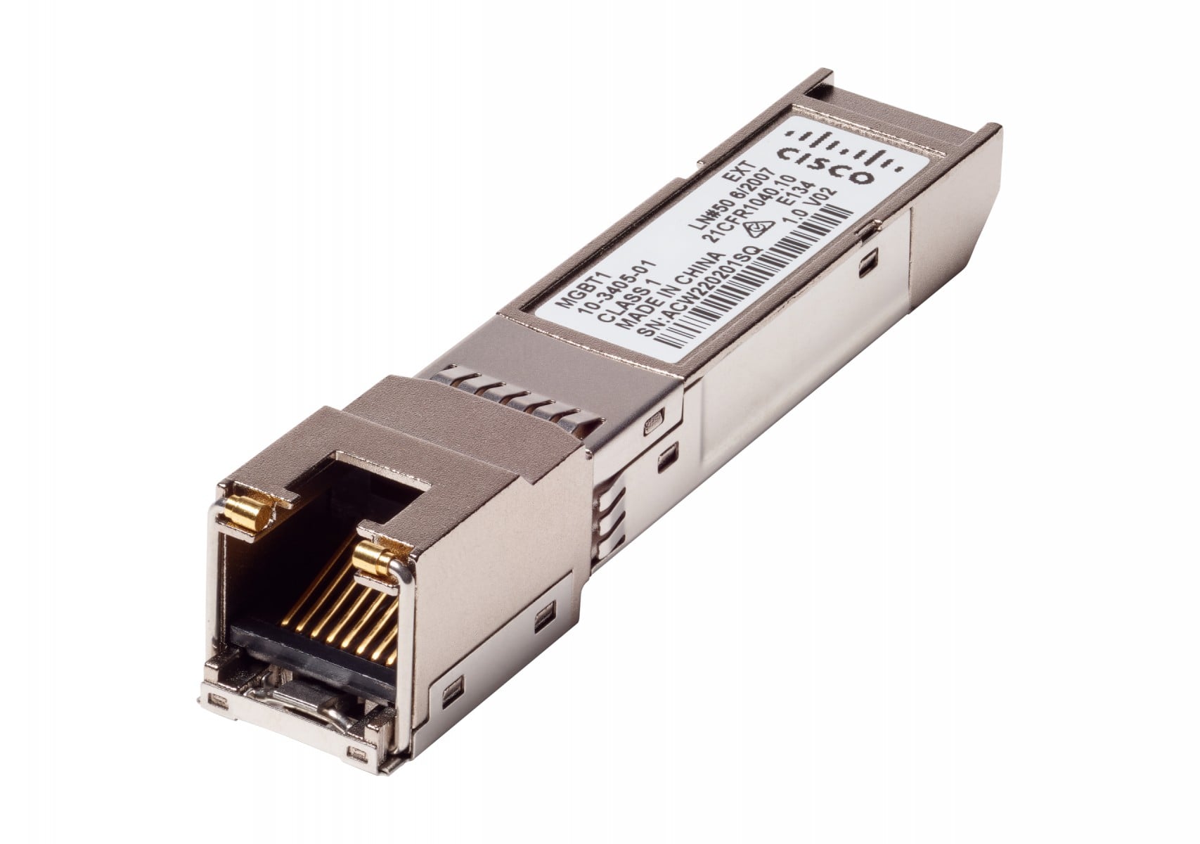 CISCO Gigabit Ethernet 1000B-T MiniGBIC SFP Transceiver module