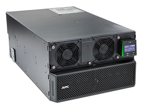 APC Smart-UPS SRT 8000VA RM UPS rack-mountable AC 230V 8000Watt 8000VA Ethernet 10/100 USB output connectors 14 6U Black