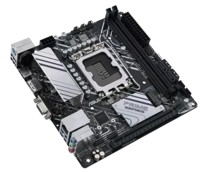 ASUS PRIME H610I-PLUS D4-CSM Intel H610 LGA 1700 2DDR4 1xPCIe 4.0/3.0 x16 1xM.2 4xSATA 6Gb/s 4xUSB 3.2 Mini ITX MB