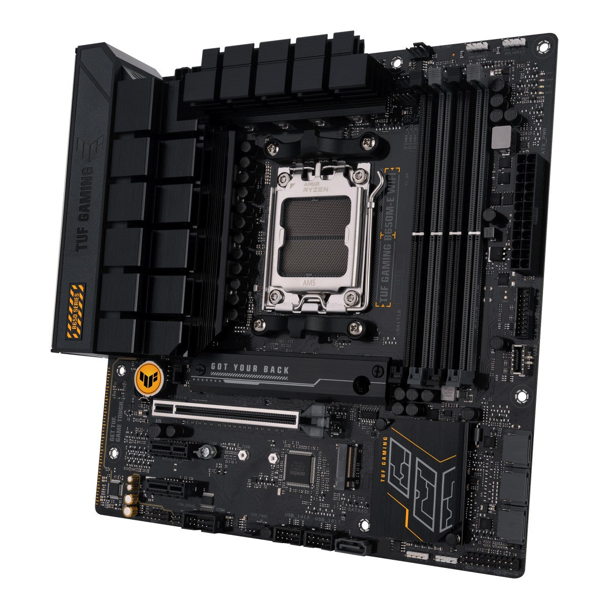 ASUS TUF GAMING B650M-E WIFI AM5 4xDDR5 mATX MB 4xSATA 2xM.2