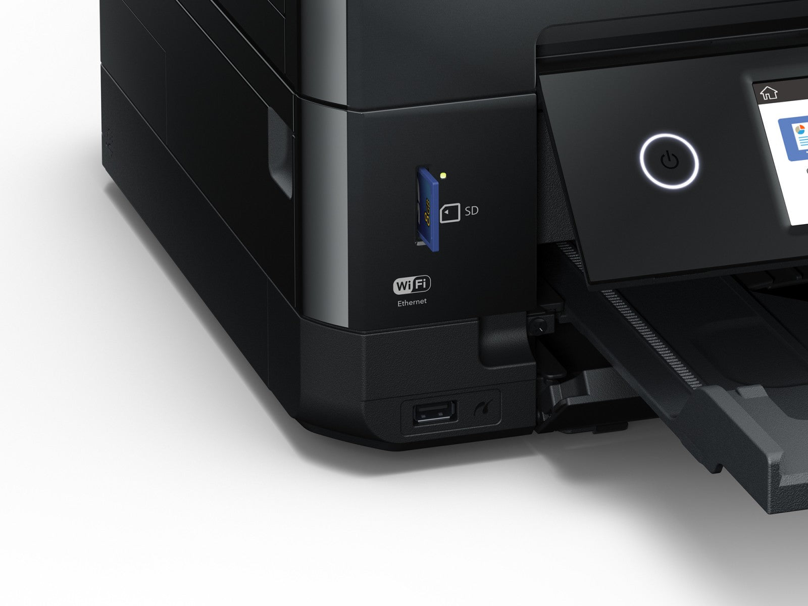EPSON Expression Premium XP-7100 Small-in-One MFP colour ink-jet A4 11ppm copy 15.8ppm print USB 2.0 Gigabit LAN Wi-Fi black
