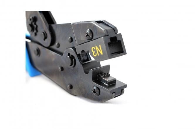 Digitus X-ML-OD-TOOL Pince a sertir Noir, Bleu