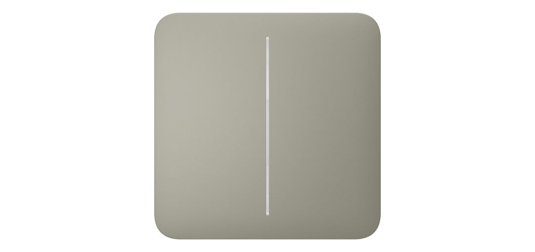 Ajax Systems 52152.144.OL SoloButton (2-gang) [55] - olive