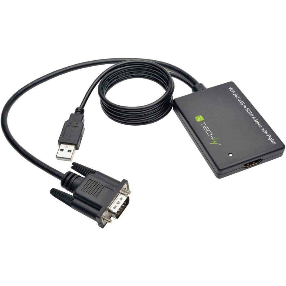 Techly IDATA HDMI-VGA3 Adaptateur HDMI vers SVGA+USB