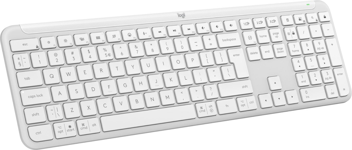 Logitech 920-012466 Signature Slim K950 Clavier sans fil blanc cassé