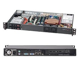 Supermicro SuperChassis 510T-203B Support Noir 200 W