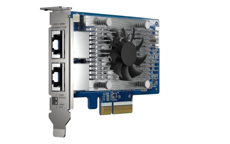 Dual-port 10GBASE-T 10GbE network expa