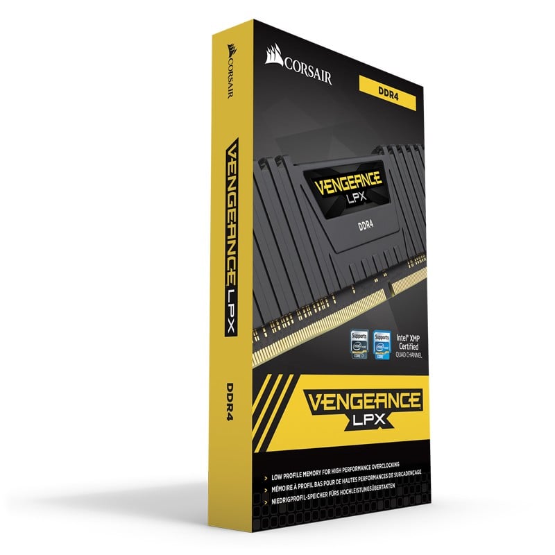 Corsair Vengeance LPX CMK64GX4M4E3200C16 module de mémoire 64 Go 4 x 16 Go DDR4 288-pin DIMM