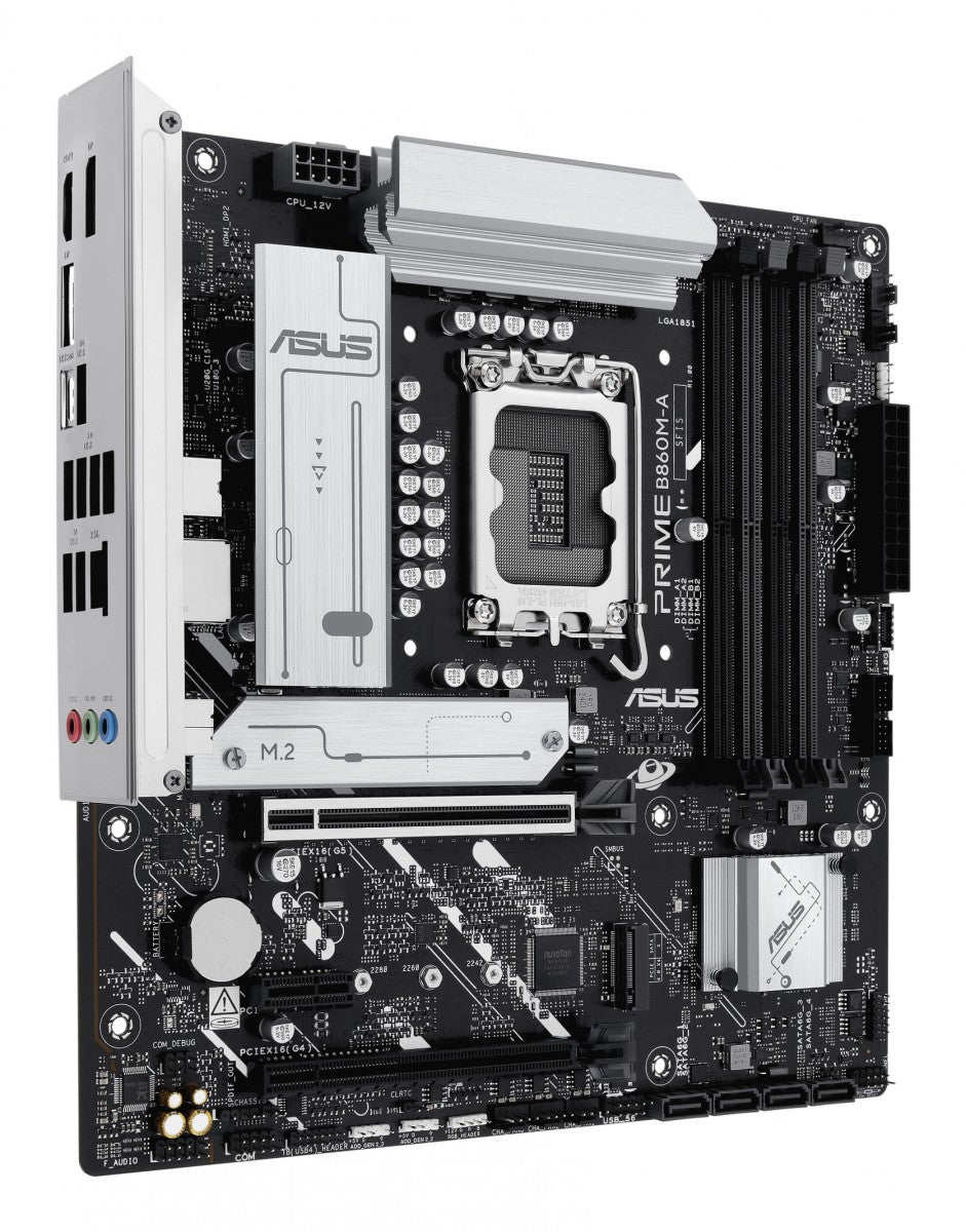 ASUS PRIME B860M-A-CSM LGA1851 DDR5 micro ATX MB 1xHDMI 2xDP 2xM.2 4xSATA