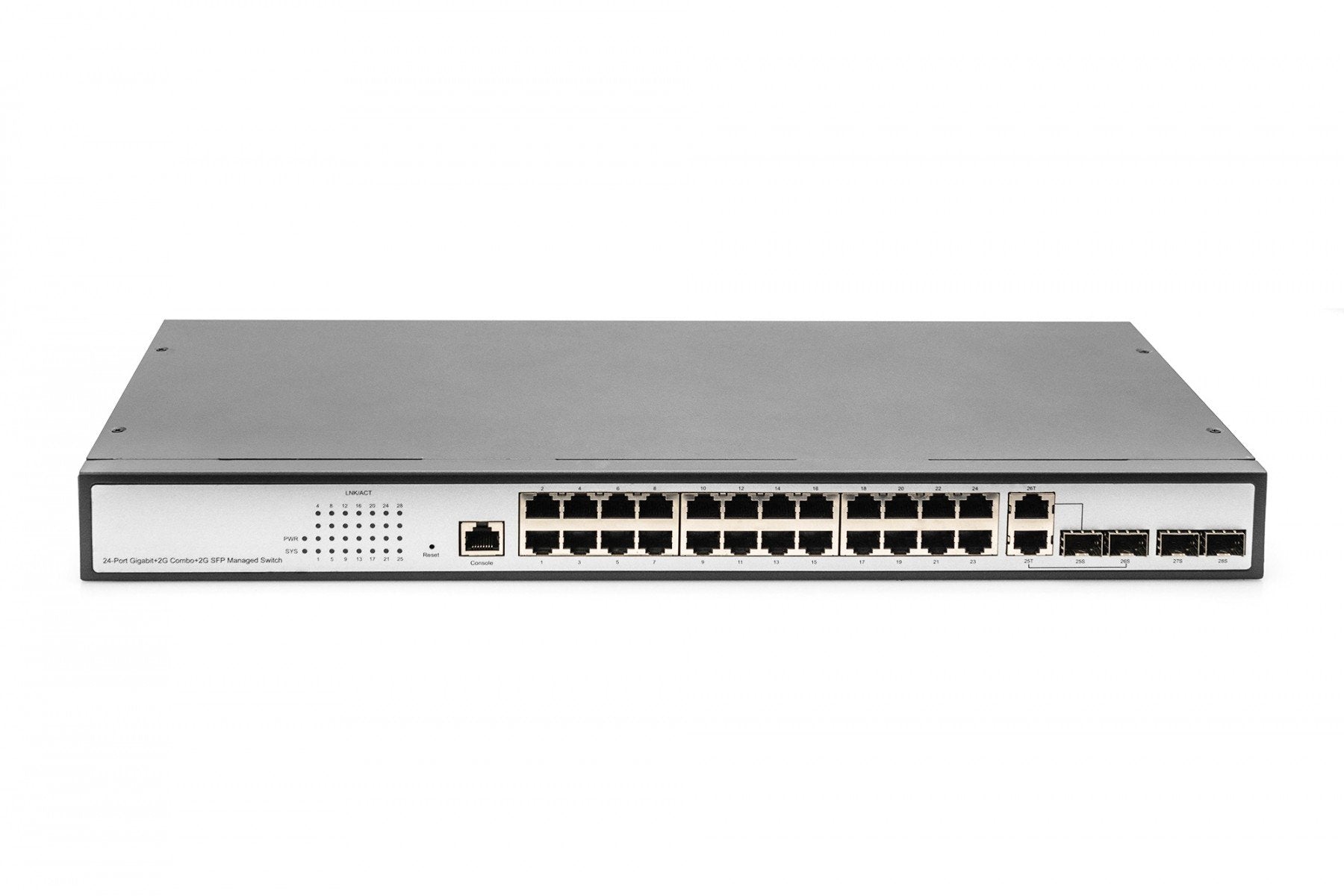Digitus DN-80221-3 commutateur réseau Géré L2 Gigabit Ethernet (10/100/1000) Noir, Gris
