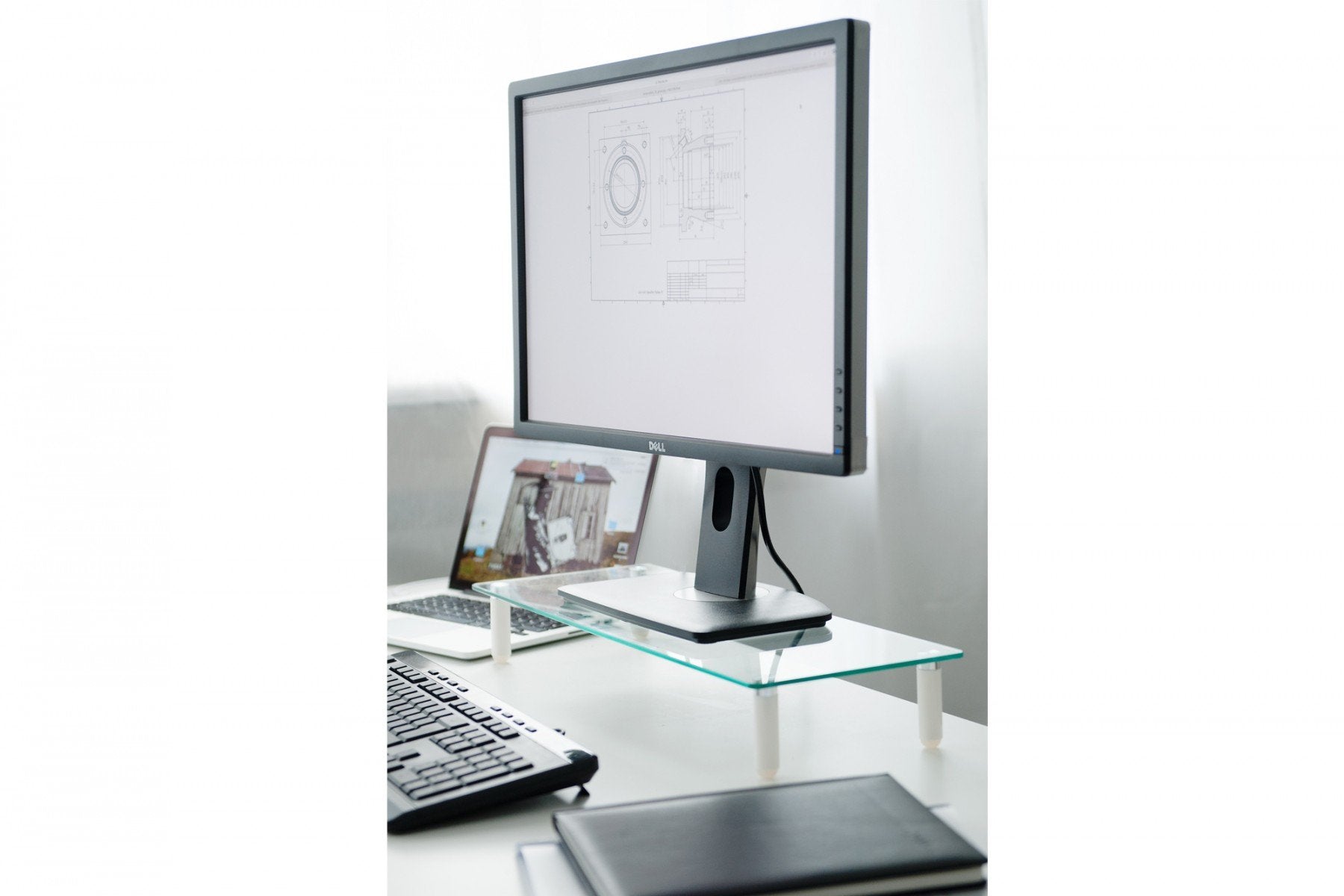 Digitus Support de moniteur universel en verre