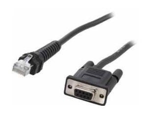 Zebra CBA-RF5-S07ZAR câble Série Noir 0,82296 m DB-9 RJ-45