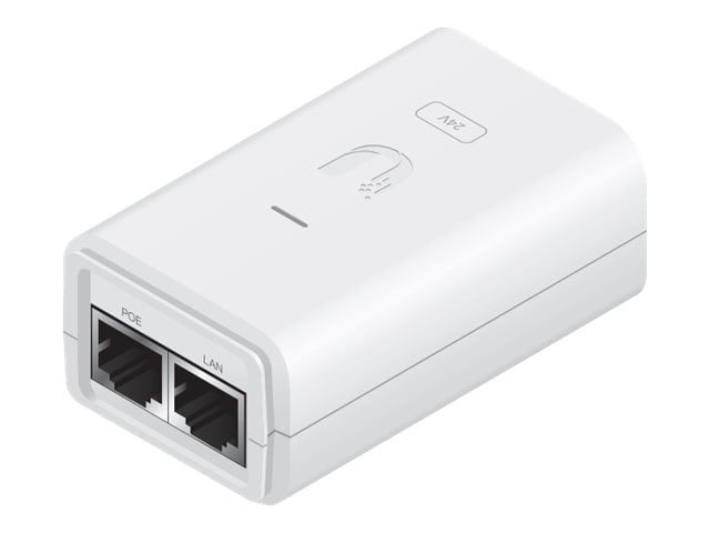 Adaptateur Power over Ethernet Ubiquiti POE-24-7W Gigabit Ethernet Blanc
