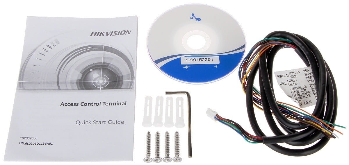 Terminal de contrôle d'acces Hikvision DS-K1T802E