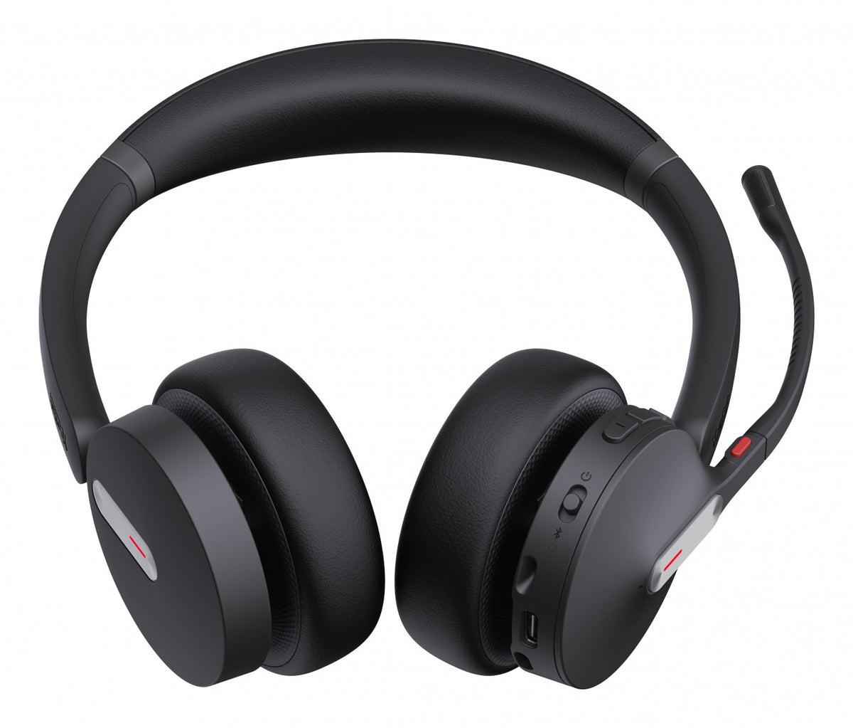 Yealink BH70 Dual UC Sans fil Arceau Bureau/Centre d'appels USB Type-C / USB Type-A Bluetooth Noir
