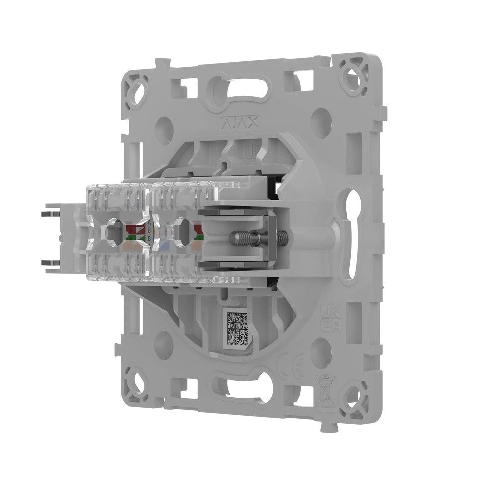 Ajax Systems 128848.165.BL Prise LAN RJ45 encastrée verticale noire - OutletCore (LAN) verticale
