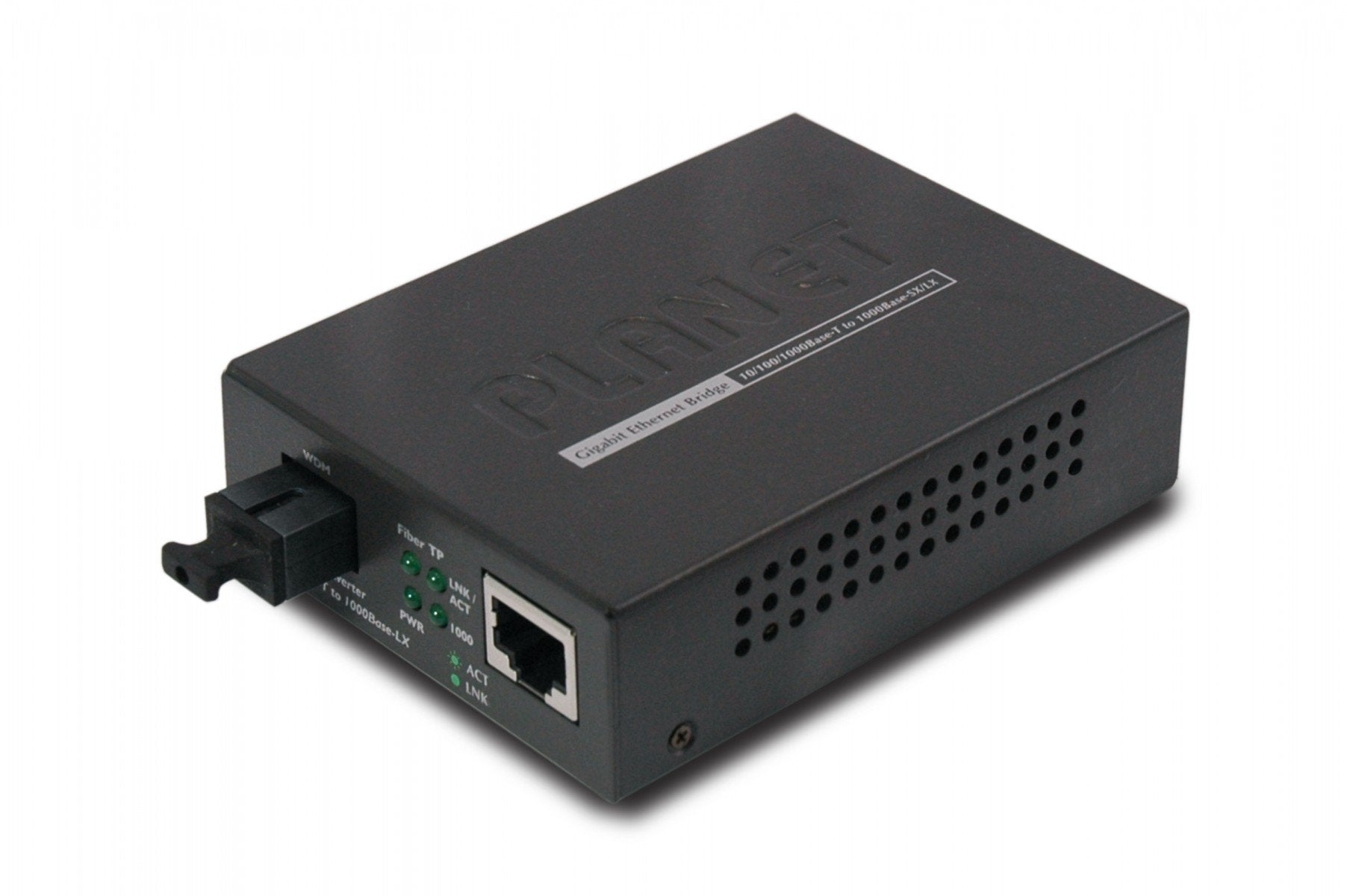 PLANET GT-806B15 convertisseur de support réseau 2000 Mbit/s 1550 nm Noir