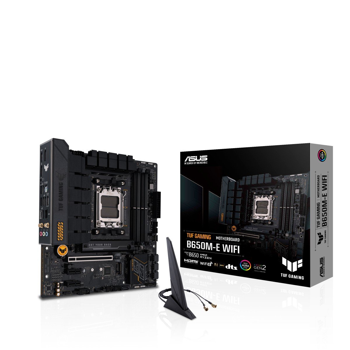 ASUS TUF GAMING B650M-E WIFI AM5 4xDDR5 mATX MB 4xSATA 2xM.2