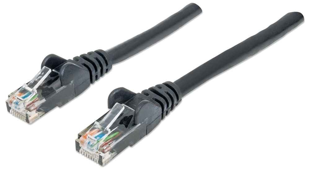 Intellinet 1m Cat6 câble de réseau Noir U/UTP (UTP)