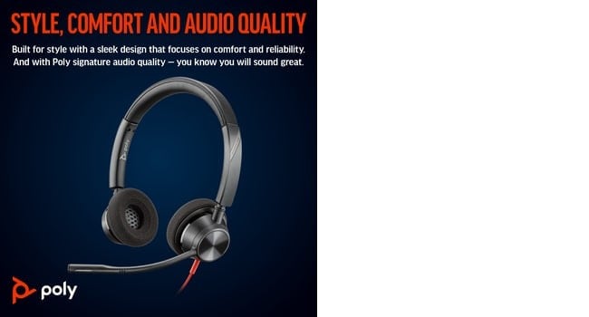 Poly BW 3320 Stereo USB-C HS+USB-C/A