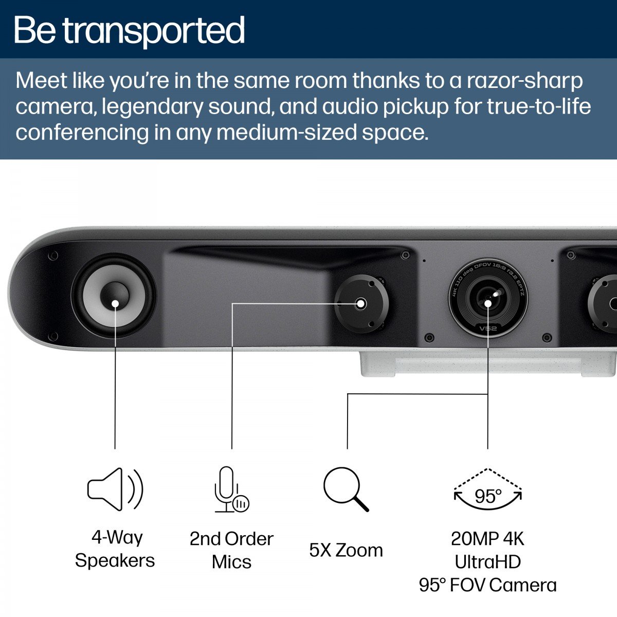 Poly Studio V52 USB Video Bar - EU