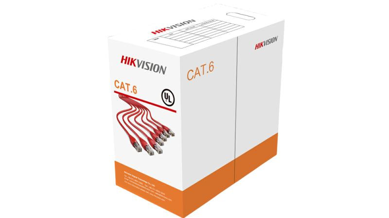 Hikvision DS-1LN6-UU Câble Réseau CAT6 UTP 305 m (Cuivre Solide, 0,565 mm, CM)