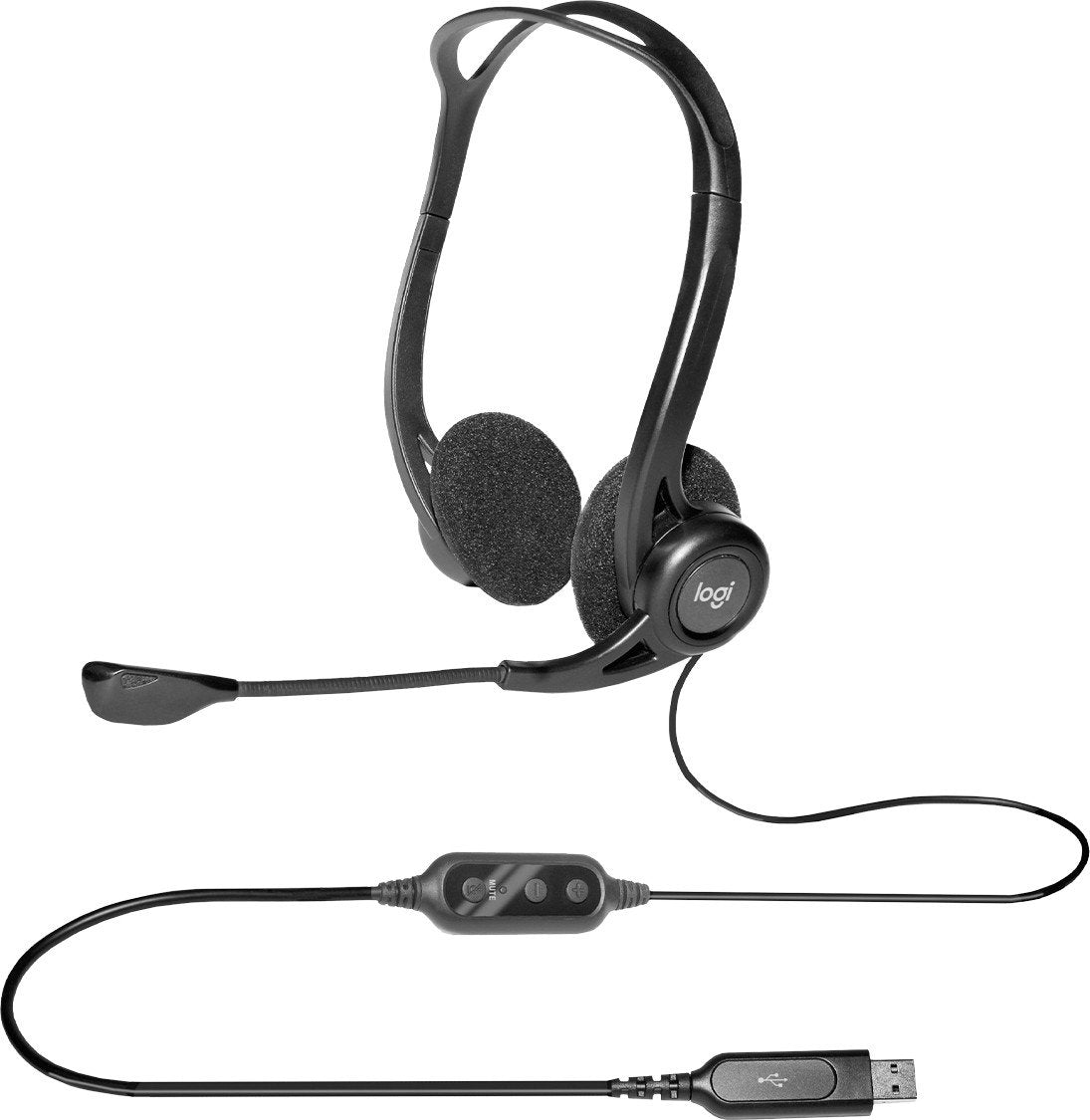 LOGITECH PC Headset 960 USB Headset on-ear wired