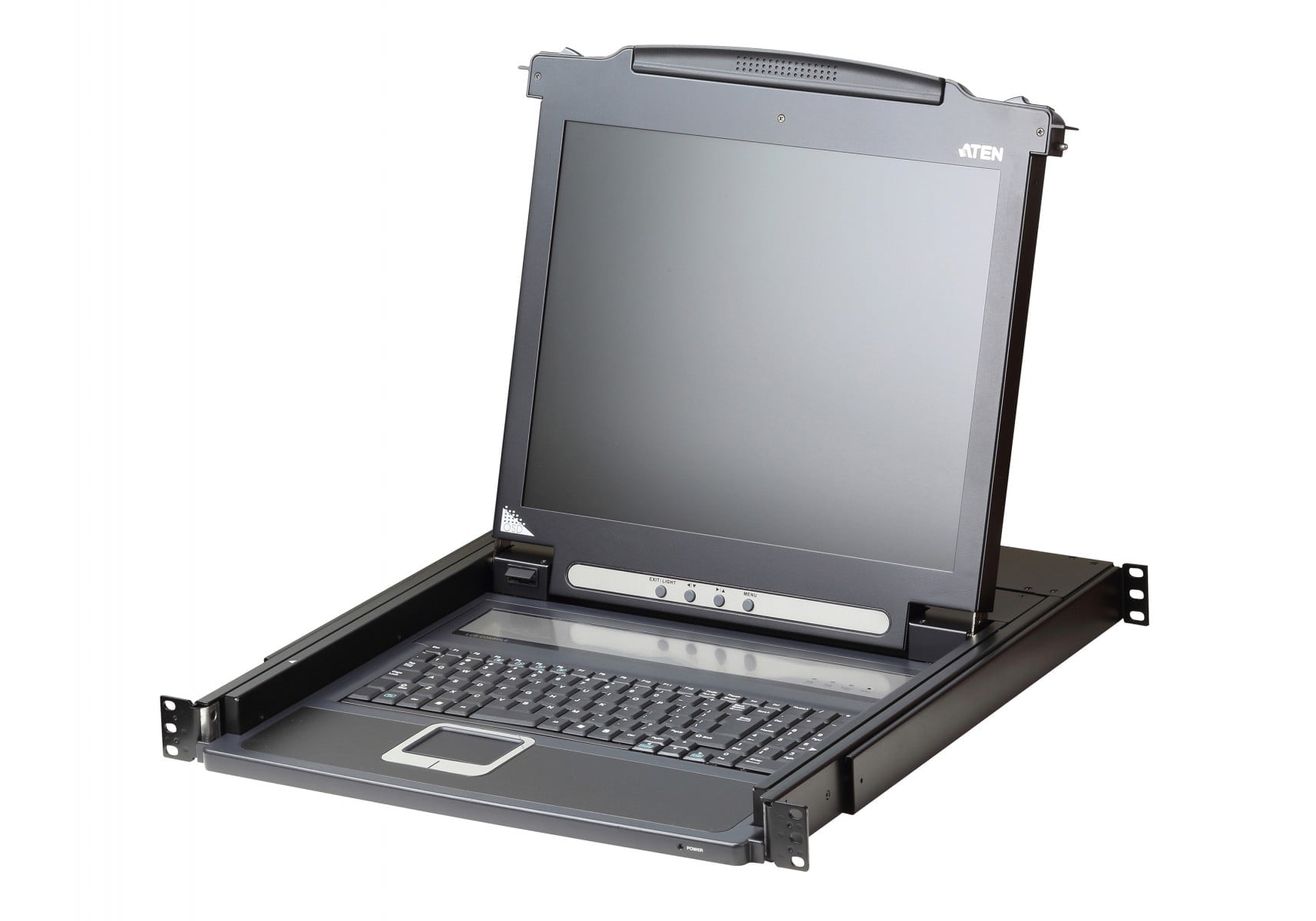 "Aten CL1000M-ATA-DNG PS/2 VGA 17"" LCD Console avec clavier scandinave"