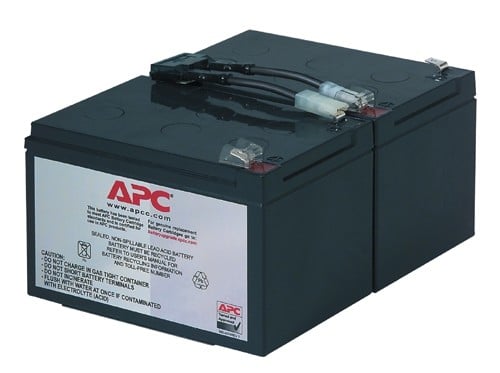 APC Replacement Battery Cartridge 6 UPS battery 1 x battery lead acid Black
