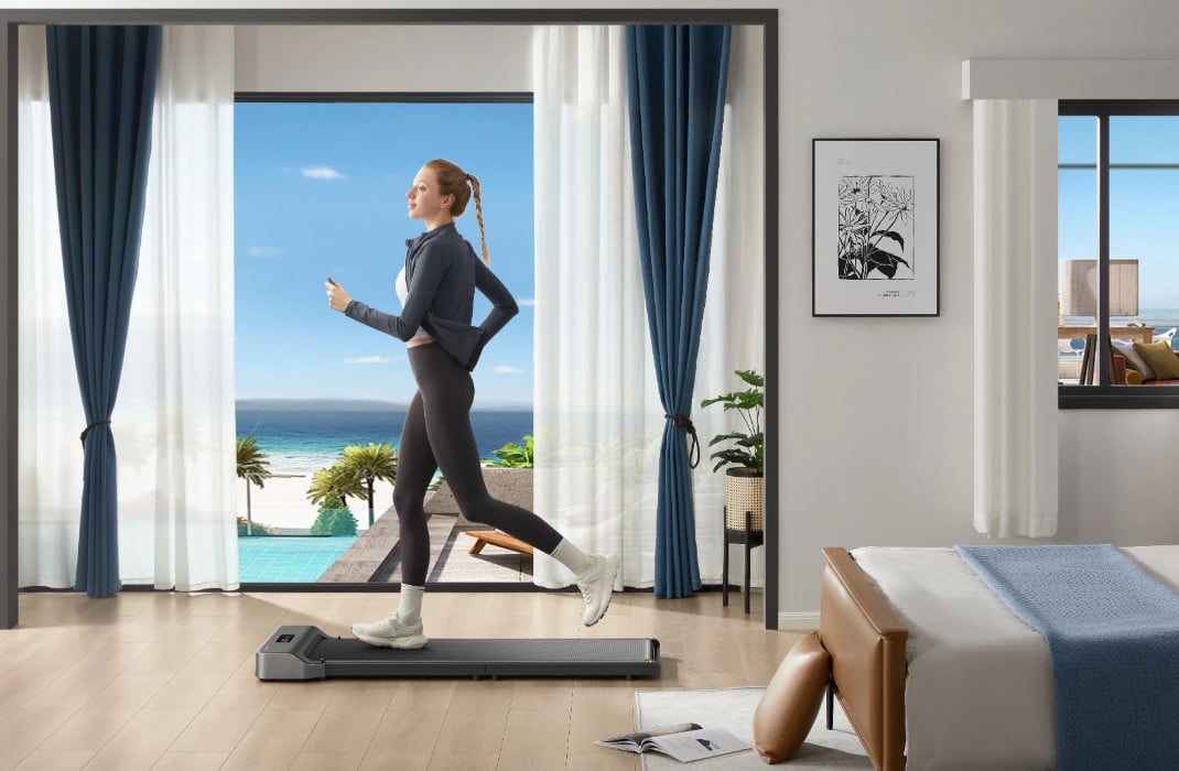 Kingsmith Z1 Appareil de marche pliable | Tapis de course électrique | Pliable, 1-6 km/h