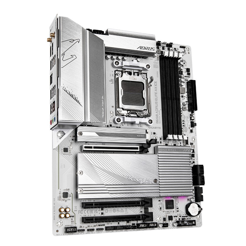 GIGABYTE B650 AORUS ELITE AX ICE carte mere AMD B650 Emplacement AM5 ATX