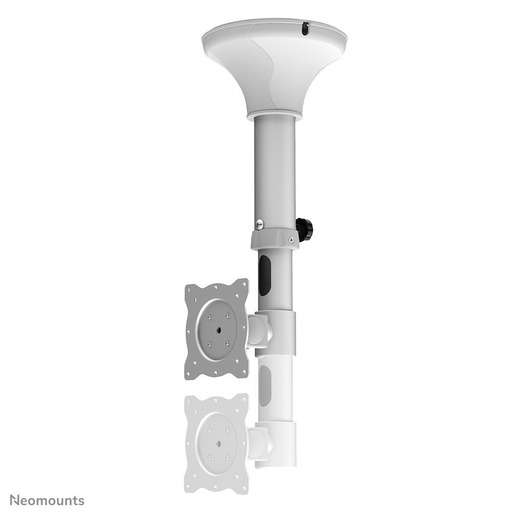 NEOMOUNTS FPMA-C025SILVER Support de plafond pour écran de 10-30p - h 37-47 cm - inclinable